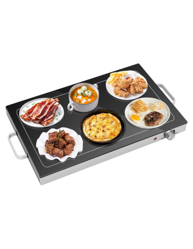 Bandeja Calentadora Eléctrica HOMCOM 55.88x35.56cm 300W