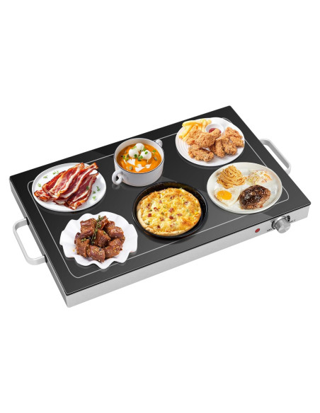 Bandeja Calentadora Eléctrica HOMCOM 55.88x35.56cm 300W Bandeja Calentadora Eléctrica HOMCOM 55.88x35.56cm 300W