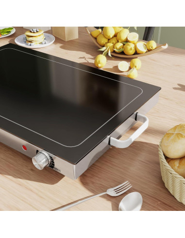 Bandeja Calentadora Eléctrica HOMCOM 55.88x35.56cm 300W