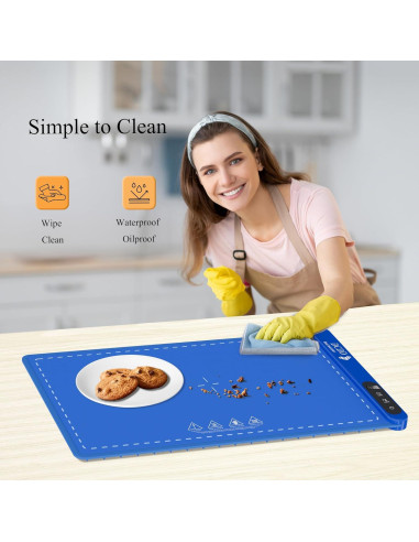 Calentador de Comida DCDD 500W con Temporizador y 6 Niveles