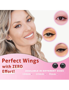 Delineador de Ojos con Sello Vogue Efectos Negro Medianoche 10mm 2