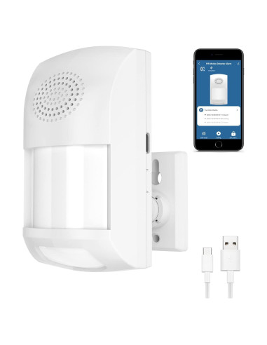 Detector de Movimiento PIR SENCKIT WiFi 110dB Alarma Inteligente