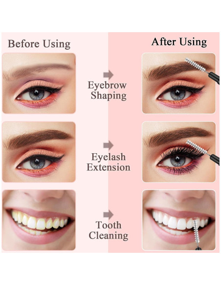 120 Cepillos Micro para Cejas MAPVOLUT con Tapa 5.2cm 120 Cepillos Micro para Cejas MAPVOLUT con Tapa 5.2cm