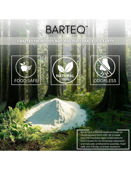 Alfombrilla de Secado de Piedra BARTEQ 60x39 cm Antideslizante