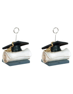 Soporte de Foto y Globo de Graduación Beistle - 2 Piezas