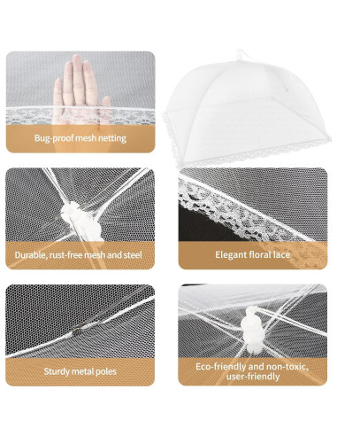 Cubiertos de Comida NEPAK 3 Piezas 43cm Redonda Reutilizables