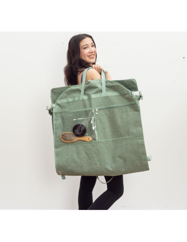 Bolsa de Ropa Colgante Kendall Country 132 cm Impermeable Musgo
