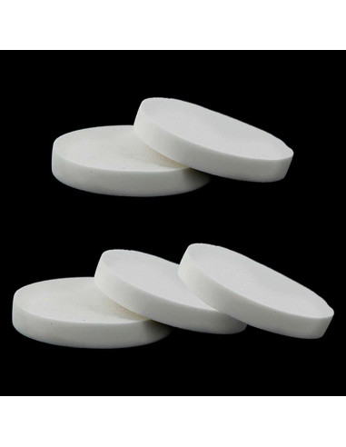 Esponjas Faciales Redondas AKOAK 20pcs Suaves 55mm Blancas