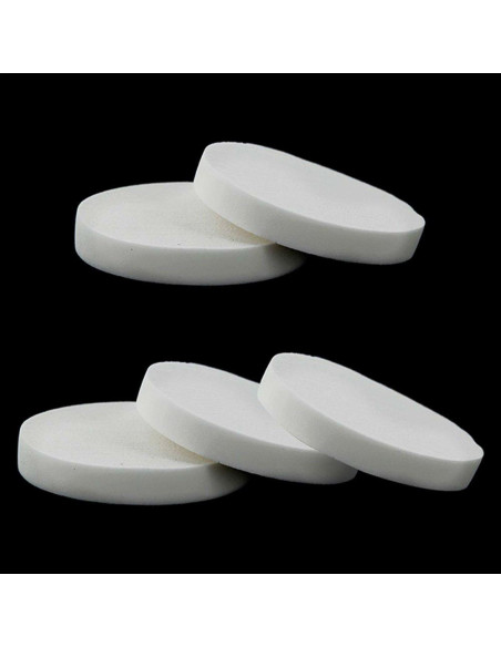 Esponjas Faciales Redondas AKOAK 20pcs Suaves 55mm Blancas