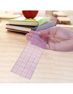 Regla Bevelada Westcott B-70 30.48 cm con Escala de Centración 2