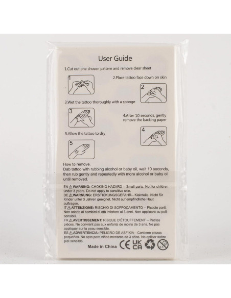 Set de 300+ Tatuajes Temporales para Niños Habett - Animales, Espacio, Dinosaurios