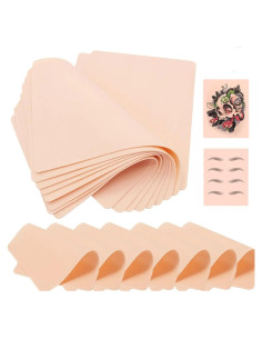 Piel de Práctica de Tatuaje Yuelong 10 Pcs 1.3mm Doble Cara