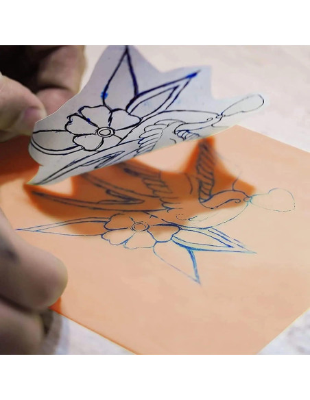 Piel de Práctica de Tatuaje Yuelong 10 Pcs 1.3mm Doble Cara