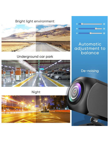 Cámara de Respaldo HD PixelMan PMHD05A, 170 Visión Amplia, IP69