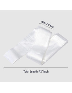 Cubiertas de Cables de Clip EZ Tattoo - 100 Pcs Transparentes 2