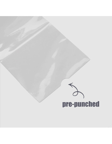 Cubiertas de Cables de Clip EZ Tattoo - 100 Pcs Transparentes