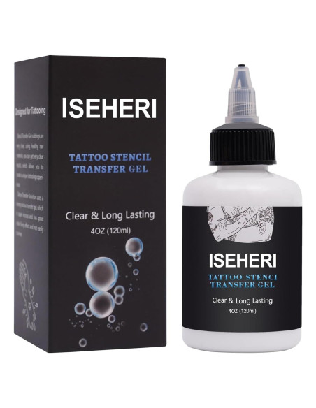 Gel de Transferencia de Tatuaje ISEHERI 113g Hipoalergénico