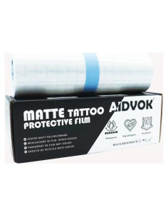 Vendaje Impermeable MATTE AIDVOK 15.24cm x 4.65m para Tatuajes