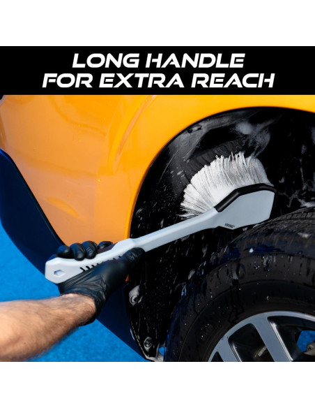 Cepillo de Lavado de Autos VIKING 42 cm Ergonómico para Ruedas