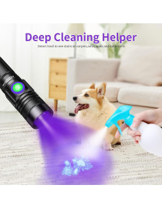 Linterna UV Recargable VMTENMV K300 395nm Mini LED 10W 2