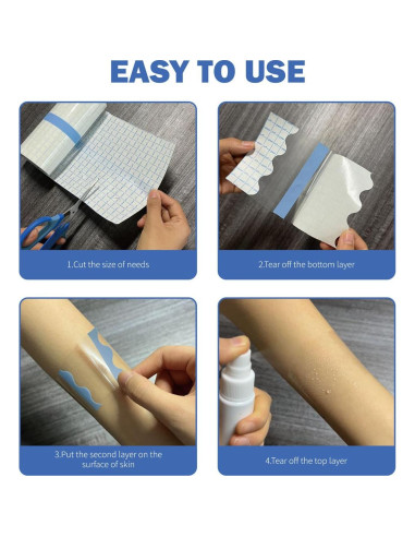 Vendaje Impermeable MATTE AIDVOK 15.24cm x 4.65m para Tatuajes