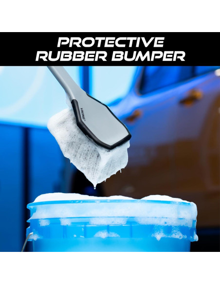 Cepillo de Lavado de Autos VIKING 42 cm Ergonómico para Ruedas