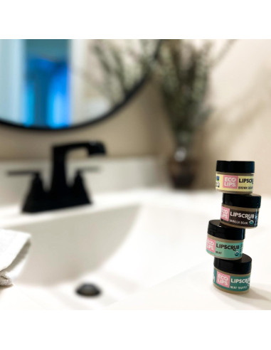 Exfoliante Labial Orgánico Eco Lips - Azúcar y Coco 4x7.1g