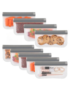 Bolsas de Silicona Reutilizables JMPTUFMT 3.78L 9 Piezas