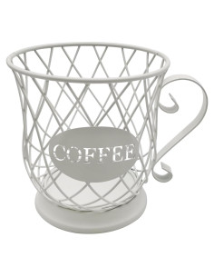 Organizador de K Cup MFBJXC Blanco para 35 Cápsulas de Café