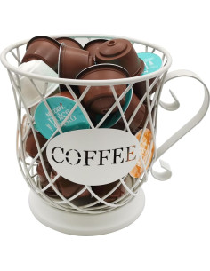 Organizador de K Cup MFBJXC Blanco para 35 Cápsulas de Café 2