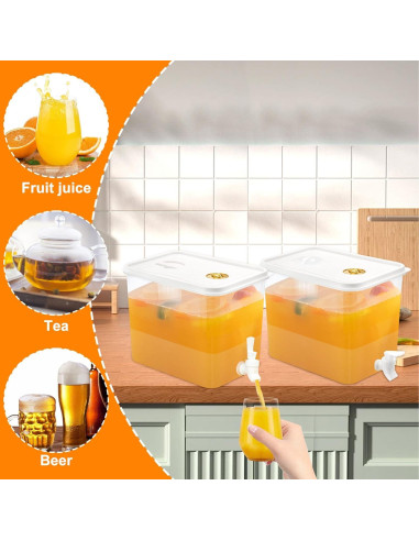 Dispensador de Bebidas Frías 2 Galones Sibosen con Grifo