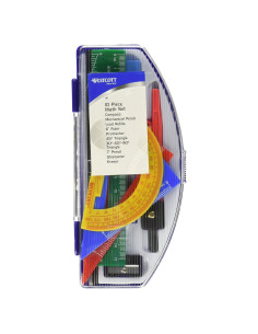 Kit de Herramientas Matemáticas 10 Piezas Westcott Plástico