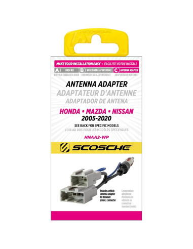 Adaptador de Antena Scosche HNAA2 para Estéreo de Auto 2006-2019