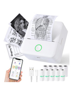 Impresora Térmica Sin Tinta Cudinham MPWhite Portátil 5.1cm
