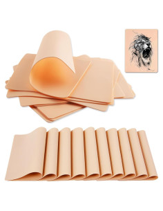 Piel de Práctica de Tatuaje Combofix 10 Pcs 18.8x14.2 cm
