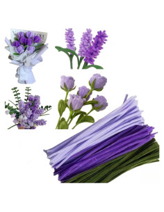 300 Limpiadores de Tubos Chenille RSACCSKY 30.48cm 3 Colores