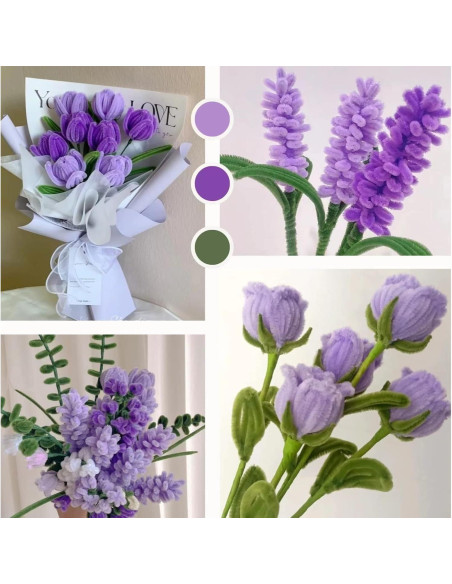 300 Limpiadores de Tubos Chenille RSACCSKY 30.48cm 3 Colores