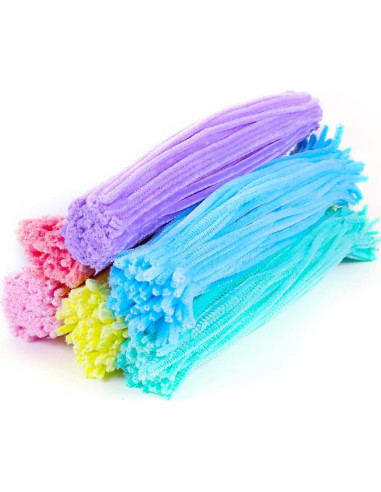 300 Limpiadores de Tubos Chenille RSACCSKY 30.48cm 3 Colores