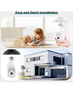 Cámara de Seguridad Inalámbrica Recacam F2D 2K - 2 Cuentas 2