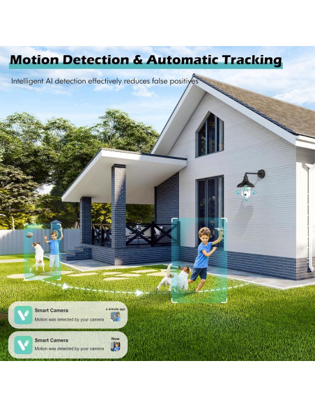 Cámara de Seguridad Inalámbrica Recacam F2D 2K - 2 Cuentas