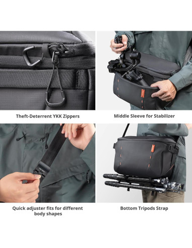 Bolsa de cámara PGYTECH OneMo Sling 11L-13L impermeable