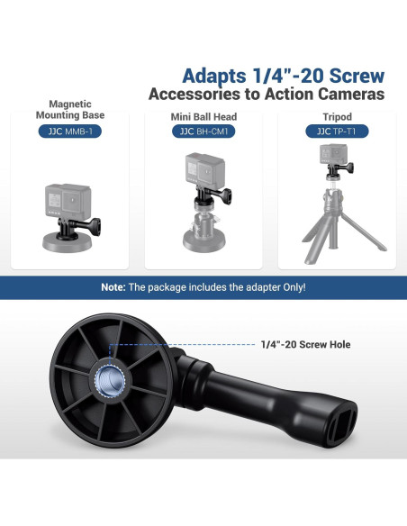 Adaptador de Montaje en Trípode JJC 1/4"-20 para Cámaras