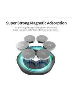 Soporte de cámara magnético Shaluoman para DJI Pocket 3 y más 2