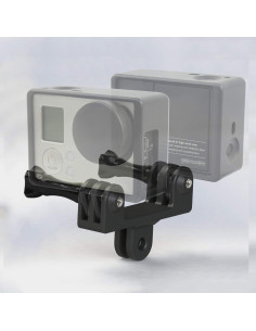 Adaptador Doble de Montaje de Aluminio Vcufflinks para GoPro y Cámaras 2