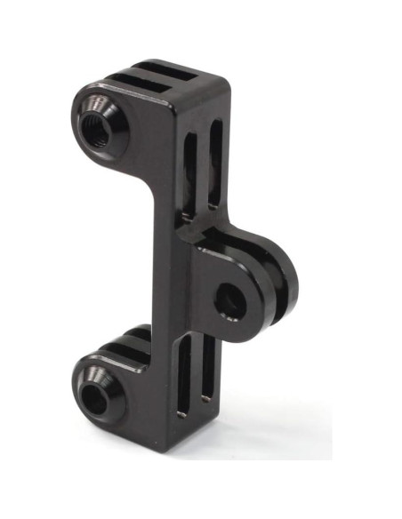 Adaptador Doble de Montaje de Aluminio Vcufflinks para GoPro y Cámaras