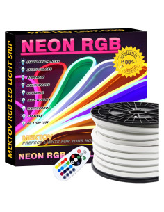 Tira de Luz LED Neón RGB SYMHMT 5m Regulable IP67