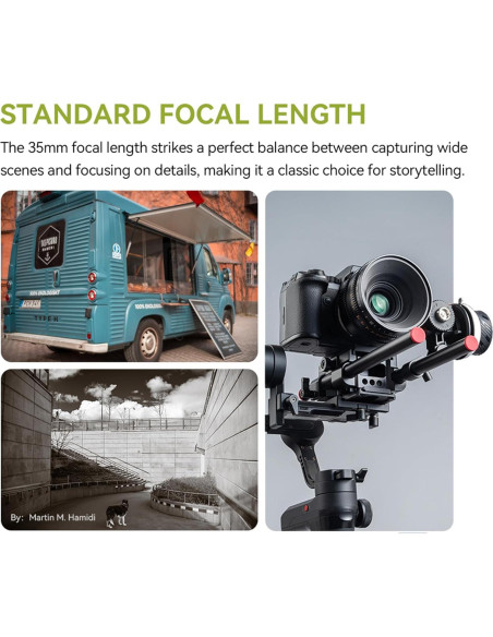 Lente Cine TTArtisan 35mm T2.1 para Fujifilm - Gran Apertura