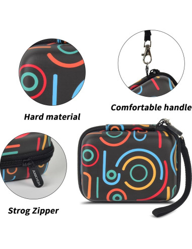 Funda de cámara digital ANKHOH negra para cámaras pequeñas