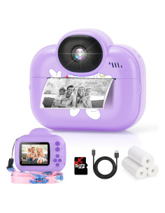 Cámara Instantánea para Niños Trayoo 8MP Púrpura 1080P