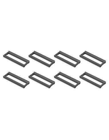 Adaptador Zócalo Chip DIP IC 40 Pines 2.54mm MECCANIXITY - 8 Pcs